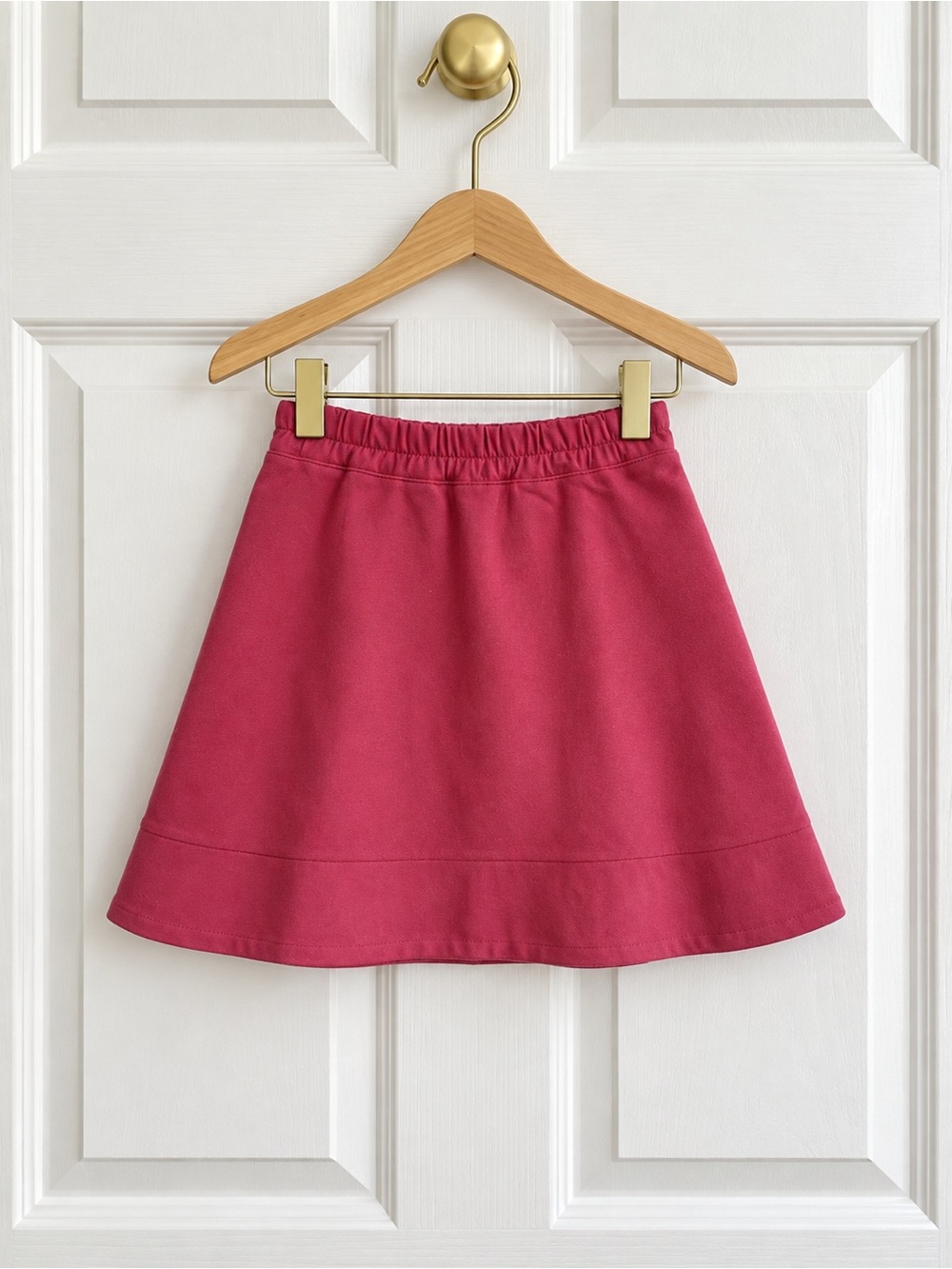 Flora and Henri Girls Size 4 Pink Cotton A-Line Skirt NWT